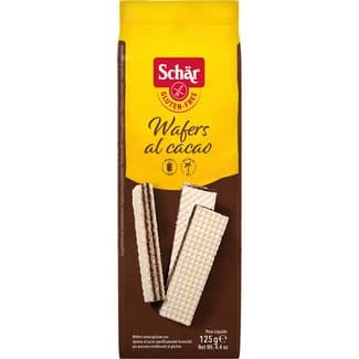 Barquillos al cacao sin gluten y sin aceite de palma envase 125 g -