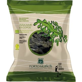 Algas deshidratadas ecológicas wakame en copos bolsa 50 g -