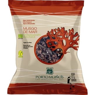 Algas deshidratadas ecológicas musgo de mar bolsa 50 g -