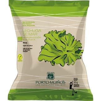 Algas deshidratadas ecológicas lechuga de mar bolsa 50 g -