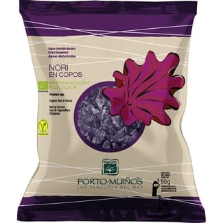 Algas deshidratadas ecológicas nori en copos bolsa 50 g -