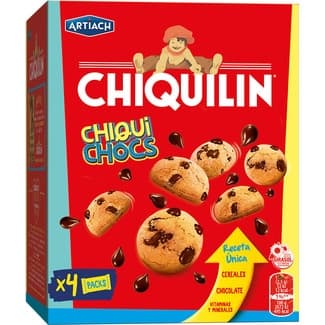 Mini galletas con pepitas de chocolate estuche 140 g -