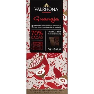 Chocolate negro Guanaja 70% cacao tableta 70 g -