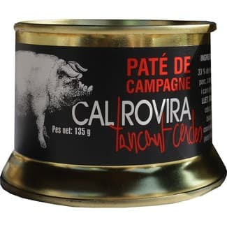 Pate de campaña tradicional de hígado de cerdo lata 130 g -