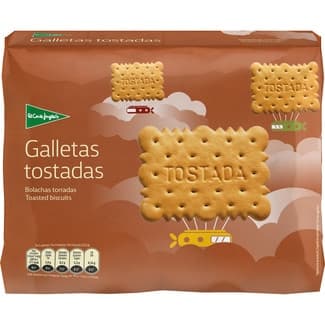 Galletas tostadas 4 paquetes x 200 g envase 800 g -