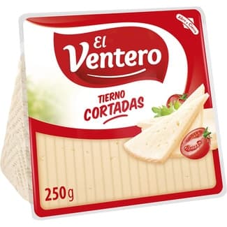 Queso tierno mezcla elaborado con leche pasteurizada cortadas cuña 250 g -