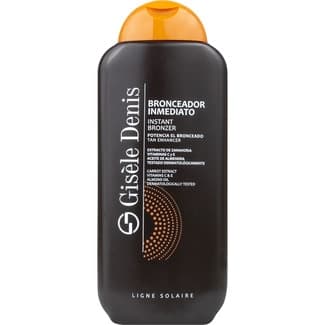 Aceite bronceador inmediato con extracto de zanahoria vitamina E y aceite de almendra frasco 400 ml -