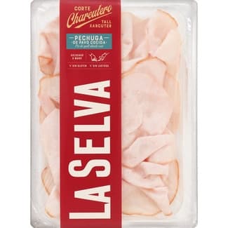 Corte Charcutero pechuga de pavo cocida en lonchas sin gluten sin lactosa envase 90 g -