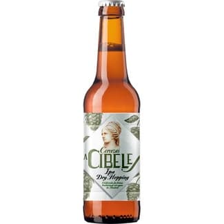 Cerveza rubia artesana tipo IPA Dry Hopping botella 33 cl elaborada tradicionalmente con agua de Madrid -