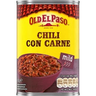 Chili con carne suave lata 418 g -