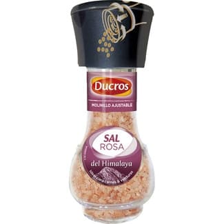 Sal rosa del Himalaya molinillo ajustable frasco 90 g -