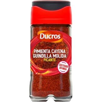 Pimienta cayena guindilla molida picante frasco 38 g -