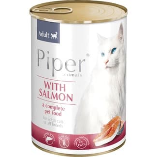 Comida húmeda para gatos esterilizados con salmón Grain Free lata 400 g -
