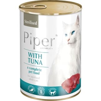 Comida húmeda para gatos esterilizados con atún Grain Free lata 400 g -