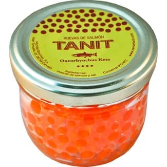 Huevas de salmón keta tarro 100 g -