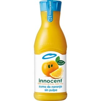 Zumo de naranja sin pulpa exprimido botella 900 ml -