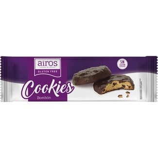Cookies bombón recubiertas de chocolate sin gluten envase 230 g -