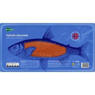 Salmón ahumado noruego envase 250 g -