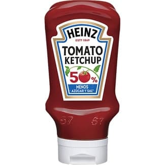 Ketchup 50% menos azúcar y sal envase 550 g -