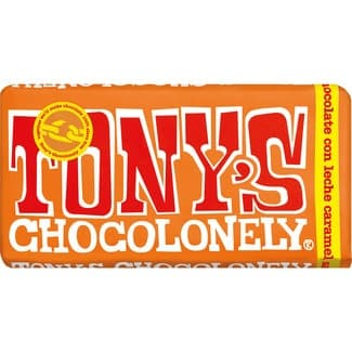 Chocolate con leche, caramelo y sal de mar tableta 180 g -