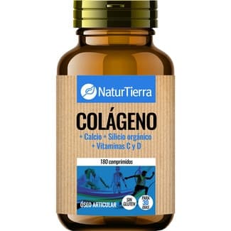Oséo articular colágeno con calcio, silicio orgánico y vitaminas C y D sin gluten envase 180 comprimidos -