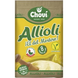 Salsa fresca vegetariana alioli bolsa 144 g contiene 8 sobres -