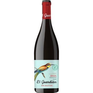 Vino tinto sin sulfitos joven DOCa Rioja botella 75 cl -