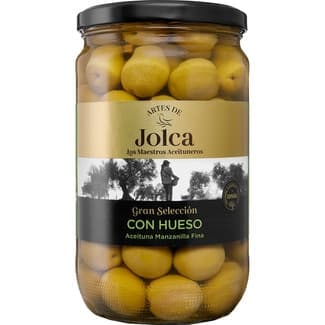 Aceitunas manzanilla Gran Selección con hueso frasco 420 g neto escurrido -