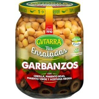 Tus Ensaladas ensalada garbanzos frasco 335 g neto escurrido -