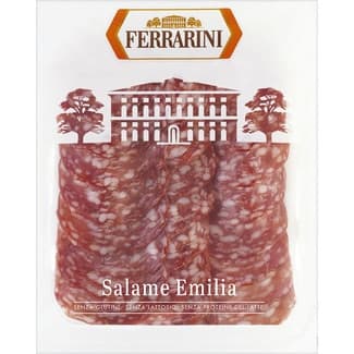 Salami Emilia italiano en lonchas sin gluten sin lactosa envase 90 g -