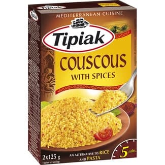 Cous cous aromatizado con especias paquete 250 g -