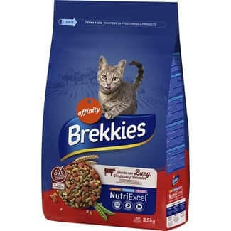 Pienso para gatos adultos con buey verduras y cereales bolsa 3,5 kg -