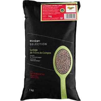 Lenteja pardina IGP Tierra de Campos saco 1 kg -