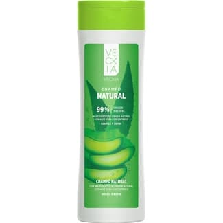 Champú natural con aloe vera concentrado frasco 400 ml suaviza y nutre -