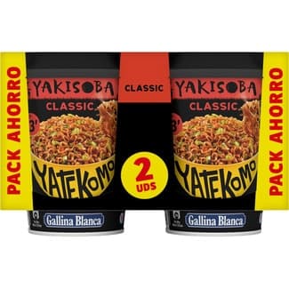 Yakisoba classic gourmet oriental pack 2 vaso 93 g -