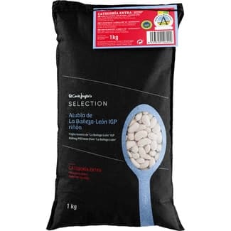 Alubia blanca riñón extra IGP de la Bañeza-León saco 1 kg -
