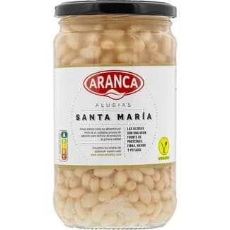 Alubia blanca Santa María frasco 560 g neto escurrido -