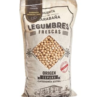 Garbanzo pedrosillano origen España categoría extra saco 1 kg -