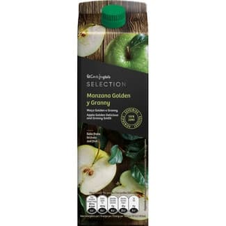 Zumo de manzana Golden y Granny 100% exprimido brik 1 l -
