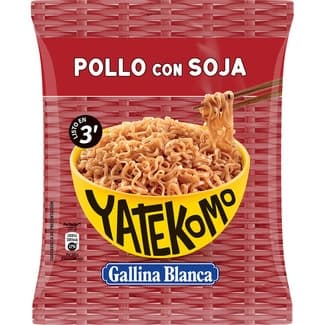 Fideos orientales pollo con soja listo en 3 minutos sobre 82 g -