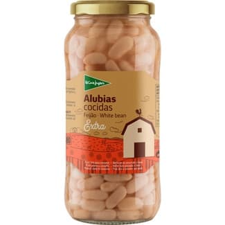 Alubia blanca extra cocida frasco 400 g -