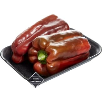 Pimiento lamuyo rojo bandeja 700 g peso aproximado -