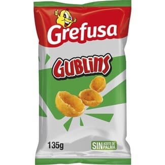 Gublins barbacoa snacks de maíz bolsa 135 g -
