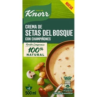Crema de setas del bosque con champiñones envase 500 ml -