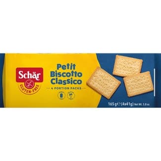 Petit galletas clásicas sin gluten 4 paquetes individuales envase 165 g -