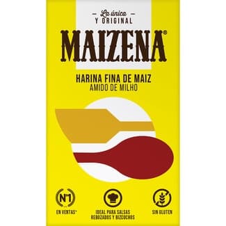 Harina de maíz fina sin gluten paquete 400 g -