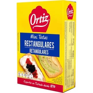 Mini tostas rectangulares estuche 100 g -