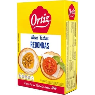 Mini tostas redondas estuche 100 g -