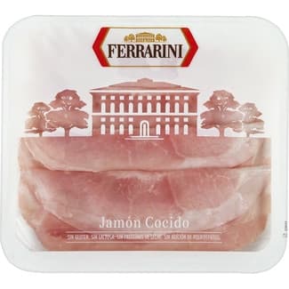 Jamón cocido italiano en lonchas sin gluten sin lactosa envase 120 g -