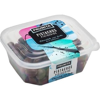 Pistachos con chocolate con leche tarrina 200 g -